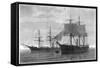 HMS Discovery and HMS Alert, British Arctic Expedition, 1875-Wells-Framed Stretched Canvas