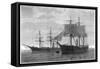 HMS Discovery and HMS Alert, British Arctic Expedition, 1875-Wells-Framed Stretched Canvas