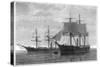 HMS Discovery and HMS Alert, British Arctic Expedition, 1875-Wells-Stretched Canvas