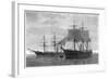 HMS Discovery and HMS Alert, British Arctic Expedition, 1875-Wells-Framed Giclee Print