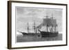 HMS Discovery and HMS Alert, British Arctic Expedition, 1875-Wells-Framed Giclee Print