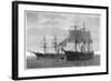 HMS Discovery and HMS Alert, British Arctic Expedition, 1875-Wells-Framed Giclee Print