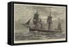 HMS Doterel, Lately Blown Up in the Strait of Magellan-null-Framed Stretched Canvas