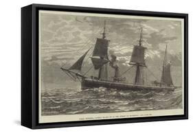 HMS Doterel, Lately Blown Up in the Strait of Magellan-null-Framed Stretched Canvas
