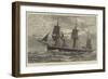 HMS Doterel, Lately Blown Up in the Strait of Magellan-null-Framed Giclee Print