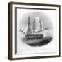 HMS Duke of Wellington, 1857-DJ Pound-Framed Giclee Print