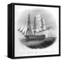 HMS Duke of Wellington, 1857-DJ Pound-Framed Stretched Canvas