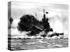 HMS 'Duke of York' Firing a Broadside; Second World War-null-Stretched Canvas