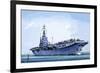 HMS Emperor, Converted from a Merchant Ship Into an Aircraft Carrier During the Second World War-John S. Smith-Framed Giclee Print