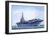 HMS Emperor, Converted from a Merchant Ship Into an Aircraft Carrier During the Second World War-John S. Smith-Framed Giclee Print