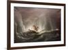 Hms Erebus and Terro, Escape from the Bergs, 13 March 1842, 1863-Richard Bridges Beechey-Framed Giclee Print