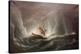 Hms Erebus and Terro, Escape from the Bergs, 13 March 1842, 1863-Richard Bridges Beechey-Stretched Canvas