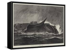 HMS Eurydice as Last Seen by Benjamin Cuddiford, One of the Two Survivors-William Heysham Overend-Framed Stretched Canvas