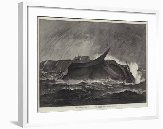 HMS Eurydice as Last Seen by Benjamin Cuddiford, One of the Two Survivors-William Heysham Overend-Framed Giclee Print