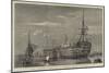 HMS Excellent, Gunnery Ship at Portsmouth, Shortly to Be Broken Up-null-Mounted Giclee Print