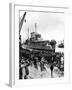 HMS 'Exeter' Arriving at Plymouth, Second World War, 1940-null-Framed Photographic Print