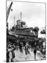 HMS 'Exeter' Arriving at Plymouth, Second World War, 1940-null-Mounted Photographic Print