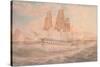 HMS Ganges, and Thetis Off Rio De Janeiro-Emeric Essex Vidal-Stretched Canvas
