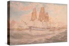 HMS Ganges, and Thetis Off Rio De Janeiro-Emeric Essex Vidal-Stretched Canvas