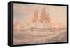 HMS Ganges, and Thetis Off Rio De Janeiro-Emeric Essex Vidal-Framed Stretched Canvas