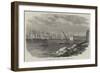 HMS Glasgow Arriving at Bombay with the New Viceroy of India-null-Framed Giclee Print