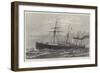 HMS Hecla, Merchant Steamer Purchased and Fitted for the Royal Navy-null-Framed Giclee Print