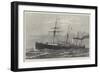 HMS Hecla, Merchant Steamer Purchased and Fitted for the Royal Navy-null-Framed Giclee Print