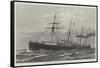 HMS Hecla, Merchant Steamer Purchased and Fitted for the Royal Navy-null-Framed Stretched Canvas