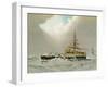 HMS Hero, Royal Navy 2nd Class Battleship, C1890-C1893-William Frederick Mitchell-Framed Giclee Print