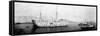 HMS 'Hibernia' at Malta, 1902-null-Framed Stretched Canvas