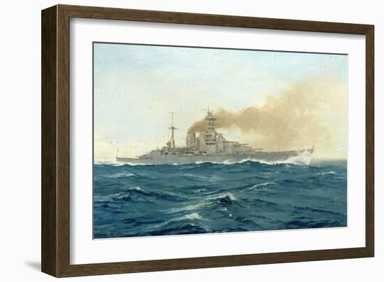 HMS Hood, 1919-Duff Tollemache-Framed Giclee Print