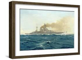 HMS Hood, 1919-Duff Tollemache-Framed Giclee Print