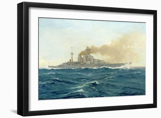 HMS Hood, 1919-Duff Tollemache-Framed Giclee Print