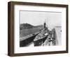 HMS Hood in Panama Canal-null-Framed Photographic Print