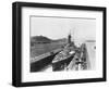 HMS Hood in Panama Canal-null-Framed Photographic Print