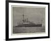 HMS Howe, Which Has Been Stranded at Ferrol, North Coast of Spain-null-Framed Giclee Print