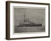 HMS Howe, Which Has Been Stranded at Ferrol, North Coast of Spain-null-Framed Giclee Print