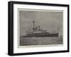 HMS Howe, Which Has Been Stranded at Ferrol, North Coast of Spain-null-Framed Giclee Print
