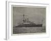 HMS Howe, Which Has Been Stranded at Ferrol, North Coast of Spain-null-Framed Giclee Print