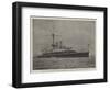 HMS Howe, Which Has Been Stranded at Ferrol, North Coast of Spain-null-Framed Giclee Print