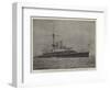 HMS Howe, Which Has Been Stranded at Ferrol, North Coast of Spain-null-Framed Giclee Print