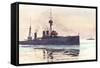 HMS Indominatble-null-Framed Stretched Canvas