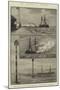 HMS Inflexible at Portsmouth-null-Mounted Giclee Print