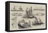 HMS Inflexible-William Edward Atkins-Framed Stretched Canvas