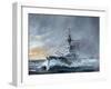 HMS Iron Duke, 'Equal Speed Charlie London' Jutland 1916, 2015-Vincent Alexander Booth-Framed Giclee Print