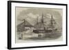 HMS Leopard in Dock at Shanghai-null-Framed Giclee Print