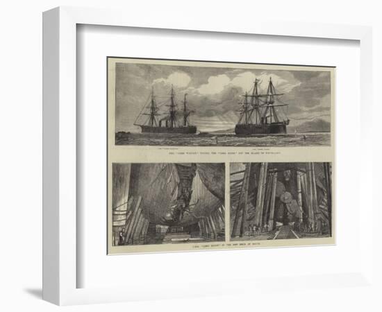 HMS Lord Clyde-Percy William Justyne-Framed Giclee Print