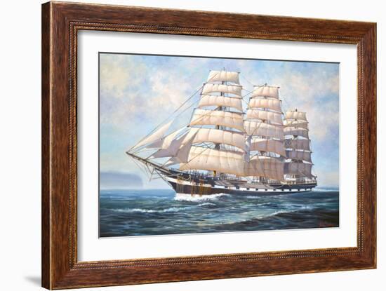 Hms Macquarie-John Bradley-Framed Giclee Print