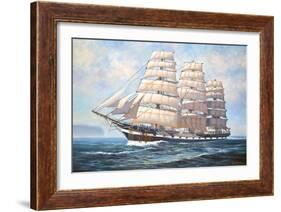 Hms Macquarie-John Bradley-Framed Giclee Print