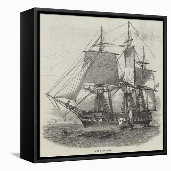 HMS Maeander-null-Framed Stretched Canvas